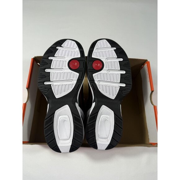 New Nike Air Monarch IV Shoes Mens White Black Red Size 7 Running 415445 101 - Picture 10 of 10